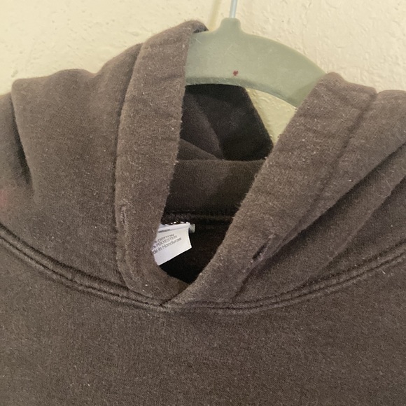 Brown hooded sweatshirt. Point Reyes Compost. Size Large. - Picture 4 of 5